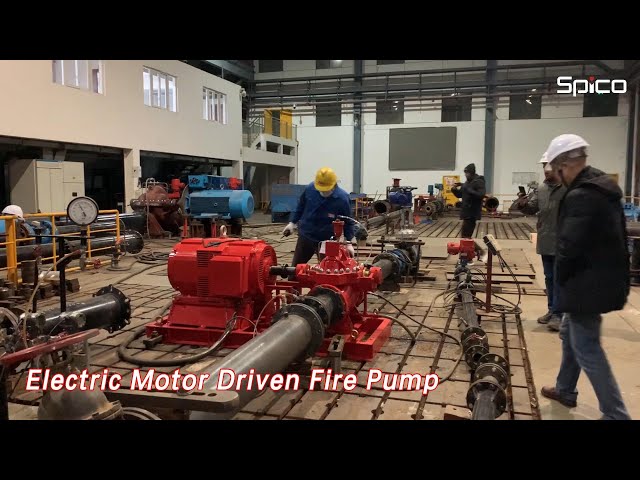 Single Stage Electric Motor Driven Fire Pump 1250GPM Energy Saving