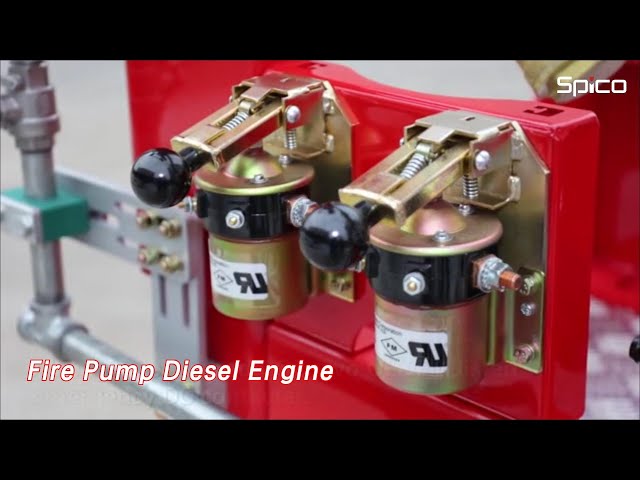 Water Cold Fire Pump Diesel Engine 153HP 60KW With Heat Exchanger