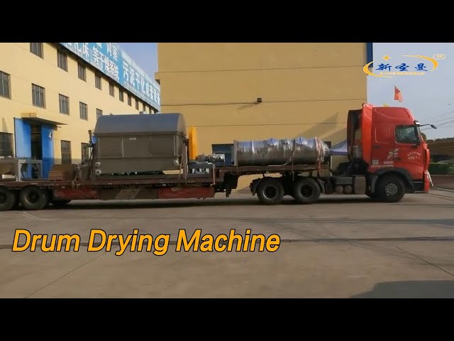 Rotary Roller Drum Drying Machine 600kg / H Stainless Steel For Viscous Material