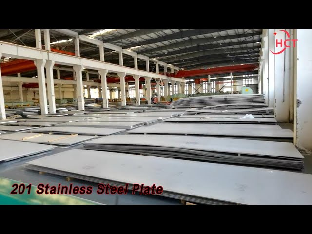Hot Rolled 201 Stainless Steel Plate High Density ASTM For Industry