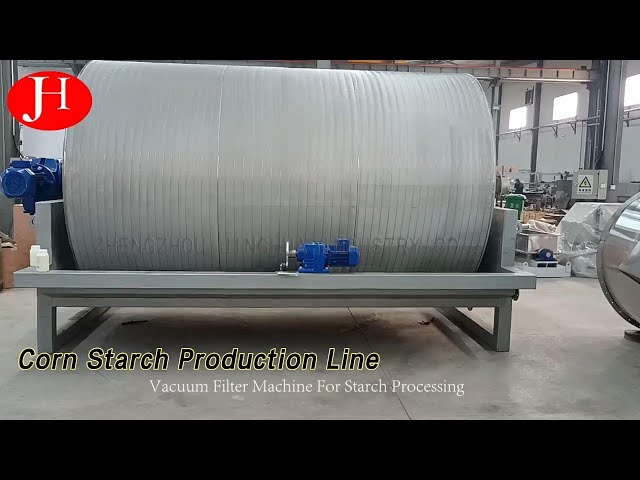 Automatic Belt Corn Starch Production Line Vacuum Filter High Effective