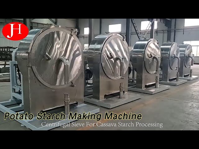 Super Fine Potato Starch Making Machine Centrifuge Sieve Big Capacity