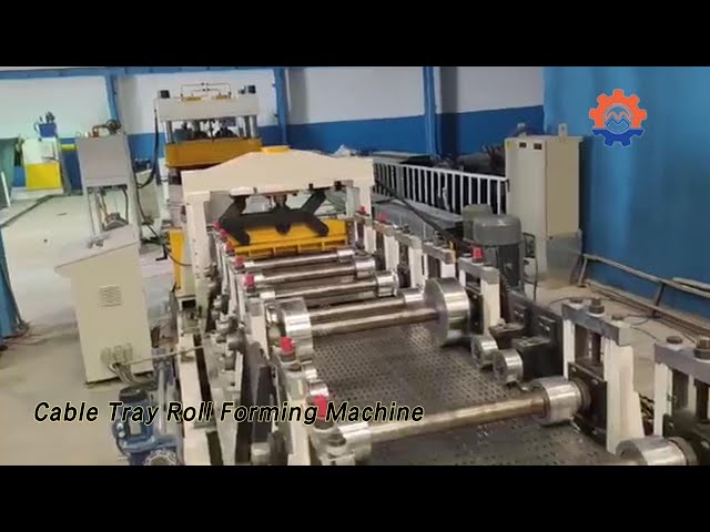 Galvanized Steel Cable Tray Roll Forming Machine 7.5Kw 380V 50 Hz 3 Phase