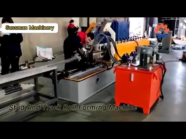 Light Keel Drywall Stud And Track Roll Forming Machine 100 M/Min High Speed