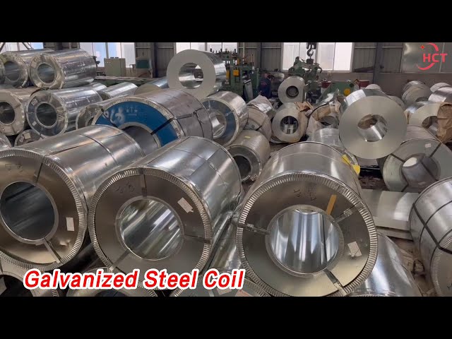 Hot Rolled Galvanized Steel Coil Spangle Coating Slit Edge ST37
