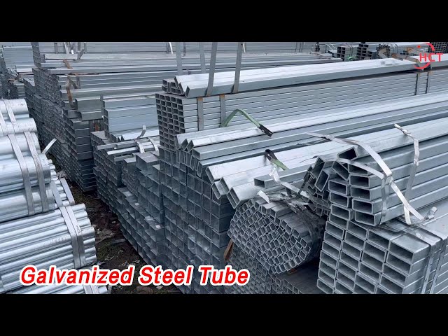 Square Galvanized Steel Tube Seamless Q345 / Q235 AISI ASTM DIN