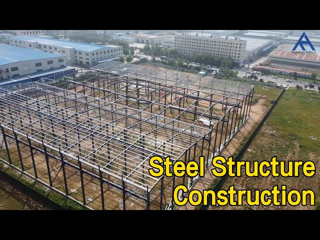 Prefabricated Q355B Steel Structure Construction H Beam Truss For Industry