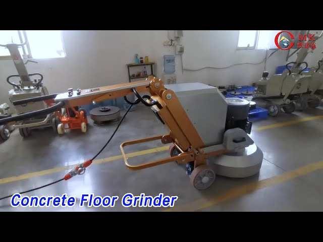 Self Propelled Concrete Floor Grinder 11KW Four Plates High Speed