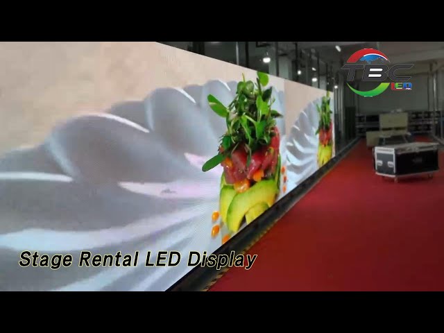 Indoor Stage Rental LED Display P3.91mm High Definition Easy Assembling