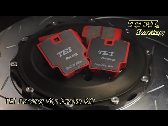 4 Piston TEI Racing Big Brake Kit High Temperature High Friction Resistant