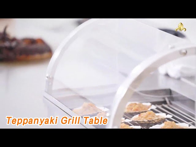 3 In 1 Teppanyaki Grill Table Multifunction Electromagnetic Heating For Restaurant