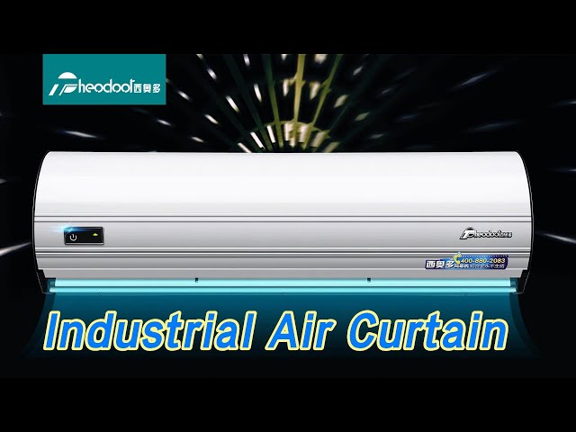 Centrifugal Industrial Air Curtain White Remote Control For Door Entryway