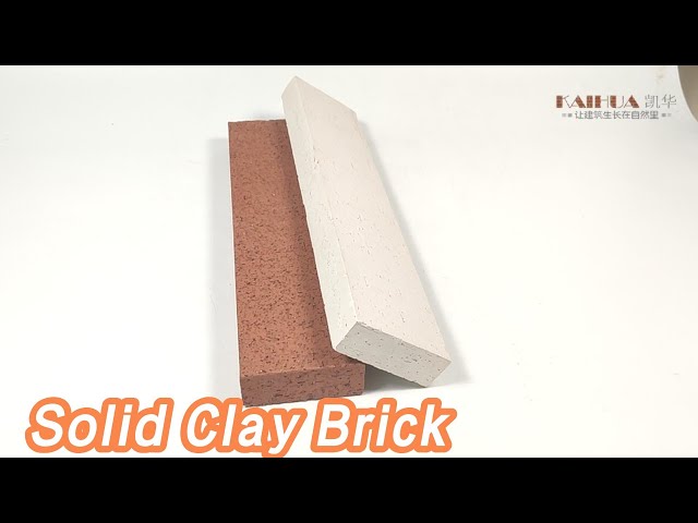 Antique Solid Clay Brick Fire Resistant No Radiation For Exterior / Interior Wall