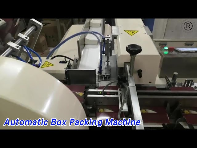 Facial Tissue Automatic Box Packing Machine Servo Motor Driving PLC Control