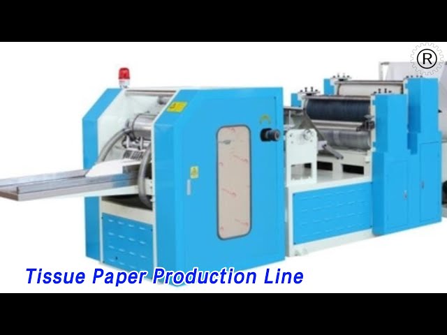 Napkin Tissue Paper Production Line 1 / 8 Folded High Speed Automatic Counting