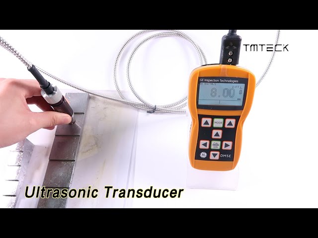 5Mhz Ultrasonic Transducer Probe 12.7 Mm Contact Dia High Temperature Cable