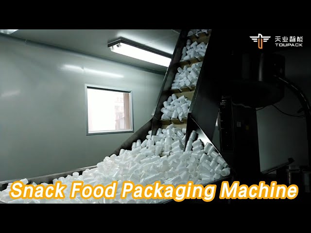 Automatic Snack Food Packaging Machine 70 Bags /min Electric Weighting Filling