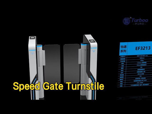 Smart Fast Speed Gate Turnstile 35 p/m Steel Anti Submarine High Security