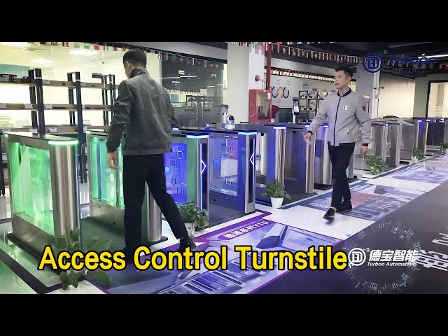 Swing Access Control Turnstile 0.2S Bi Directional Intelligent For Office