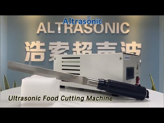 Cake Ultrasonic Food Cutting Machine 500W 28khz Hygienic With 30mm Blade