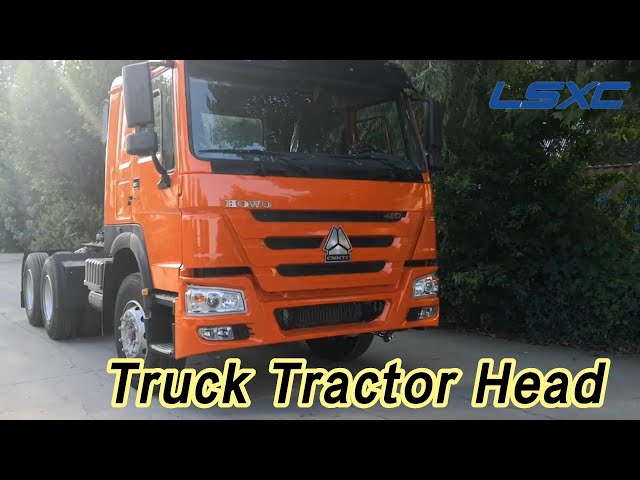 Container Truck Tractor Head 371Hp EURO 2 10 Tires Diesel Engine
