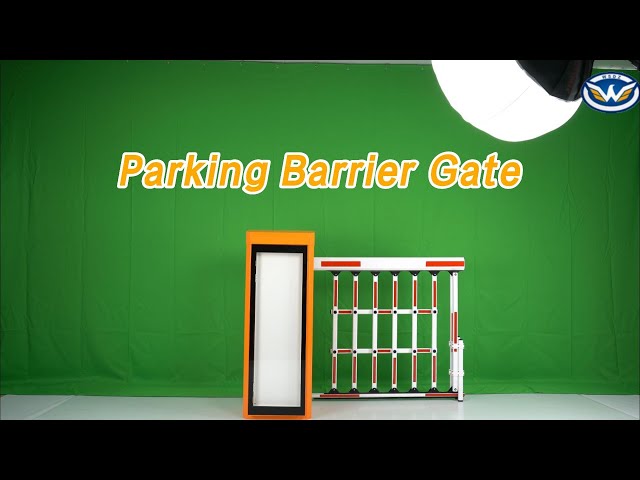 Security Steel Parking Barrier Gate 1.5 - 6S RS485 With Remote Control
