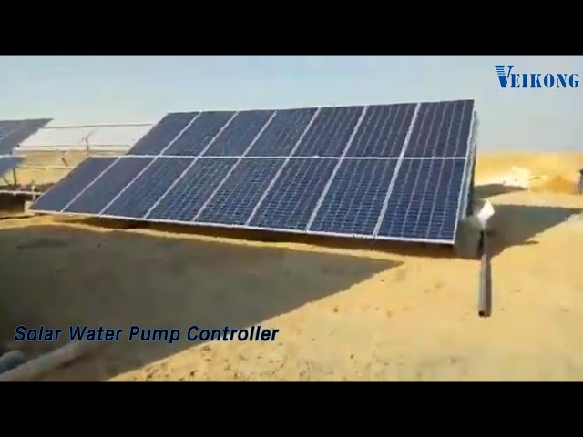 MPPT Solar Water Pump Controller 90kw 120hp DC / AC High Efficiency