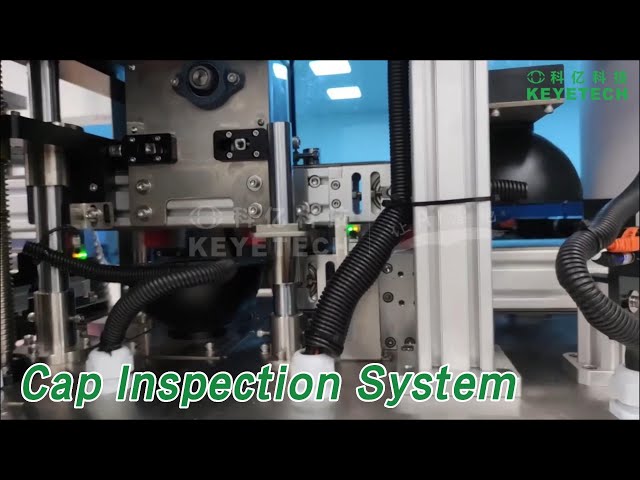 Fully Automated Cap Inspection System CCD Stainless Steel High Accuracy