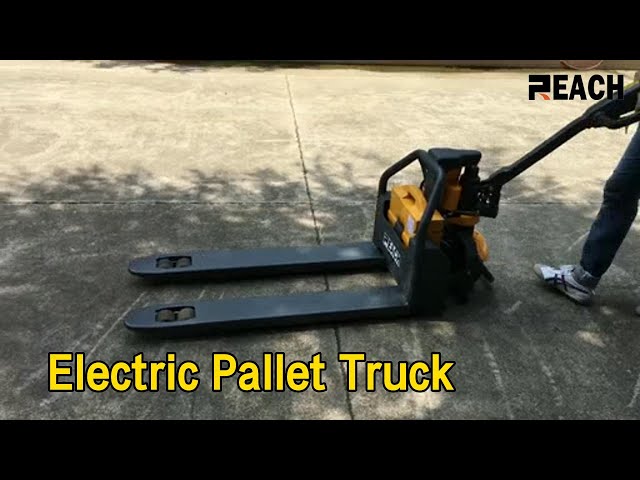 Lithium Battery Electric Pallet Truck 1200kg Load High Efficiency Fast Charge