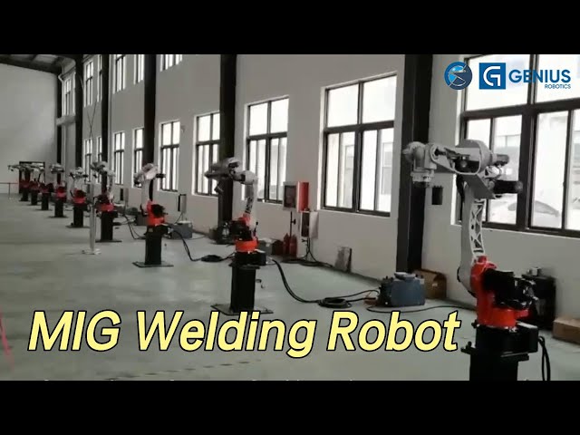 6 Axis MIG Welding Robot 10kg Load HIgh Accuracy For Aluminum Alloy