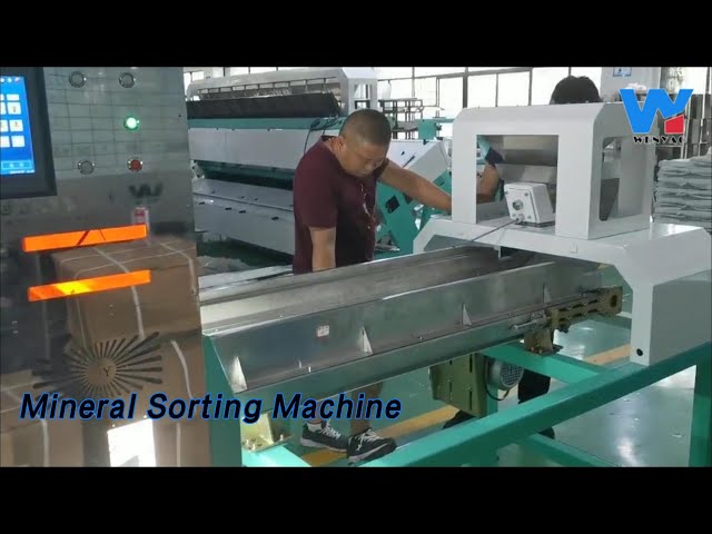 Belt Mineral Sorting Machine 256 Channels 8000kg/h High Capacity