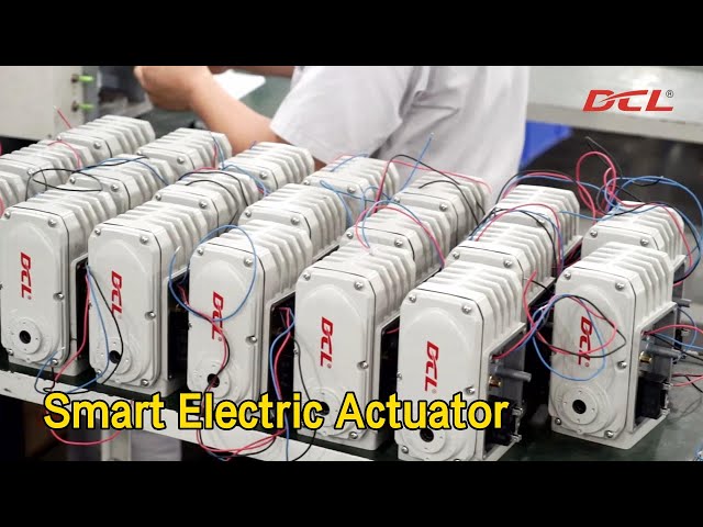 24VDC Smart Electric Actuator DC Brushless Motor High Accuracy Integral Designed