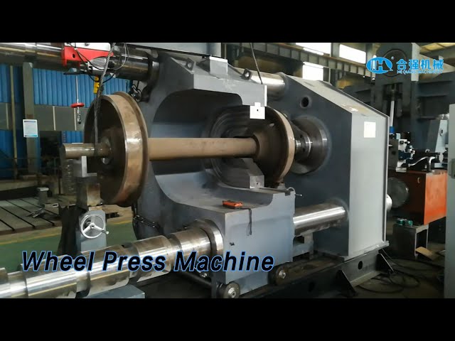Horizontal Wheel Press Machine 31.5MPa 630T Force Hydraulic