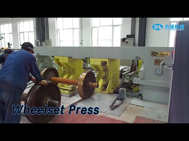 Double Cylinders Wheelset Press 4000 KN Force High Accuracy