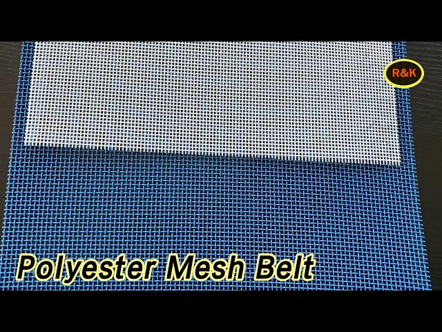 Plain Weave Polyester Mesh Belt 2 / 4mm Square Hole Easy Clean
