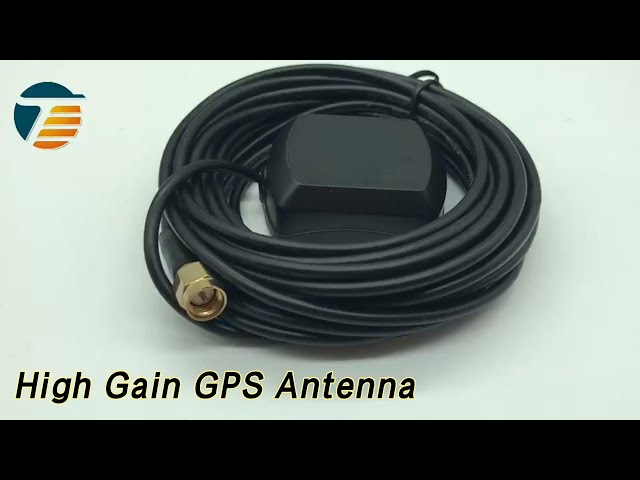 Car High Gain GPS Antenna External 28 Dbi Adhesive / Magnetic Mounting