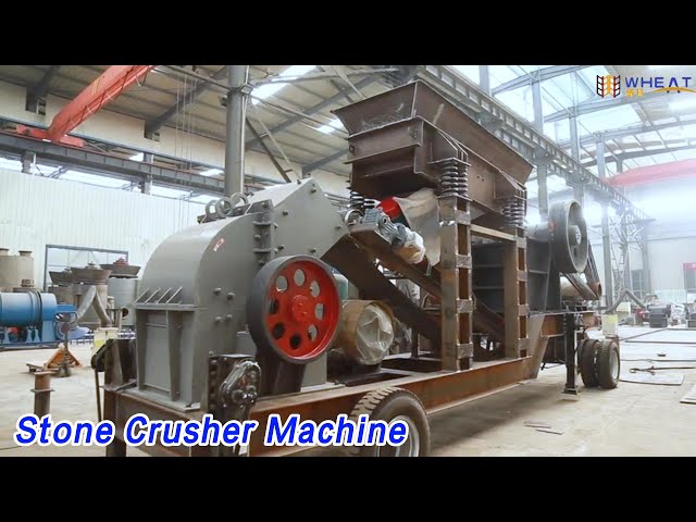 Jaw Stone Crusher Machine Crushing 320MPa 5.5kw Mobile For Mining