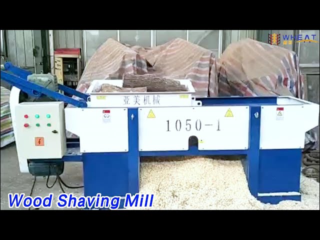 Mini Wood Shaving Mill 55 Blades High Productivity For Animal Bedding