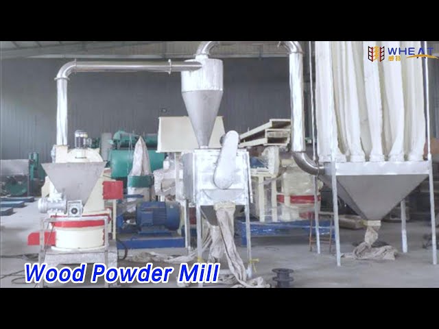 36pcs Cutter Wood Powder Mill Double Layer No Vibration Less Dust