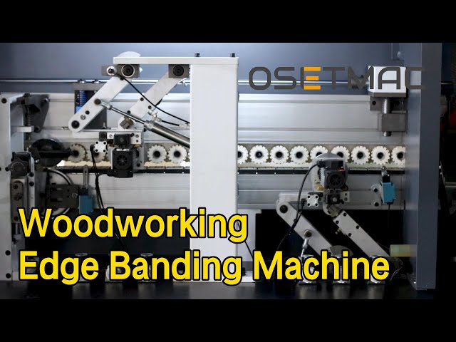 PLC Woodworking Edge Banding Machine Steel High Speed For Plywood