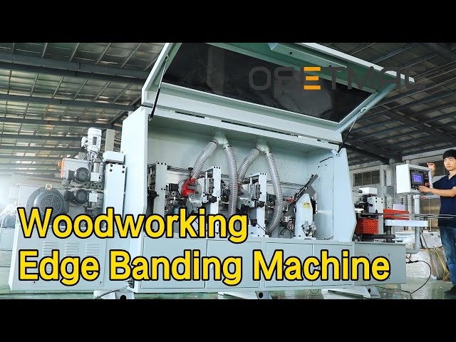 Veneer Woodworking Edge Banding Machine Automatic Trimming PLC Control