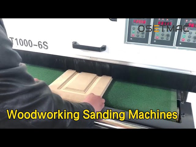 Cabinet Brush Woodworking Sanding Machines Wide Belt For MDF Board