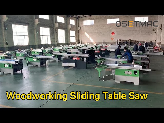 Mini Woodworking Sliding Table Saw Circular Precision Single Phase For Wood Cutting