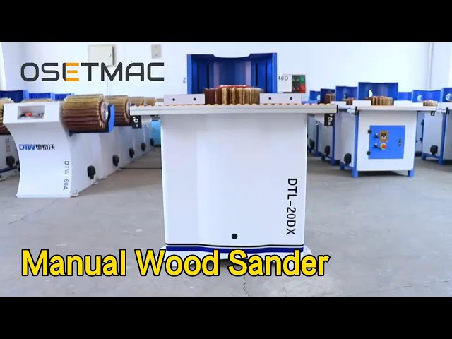 Drum Manual Wood Sander Speed Adjustable 0.75KW For Furniture Stripping