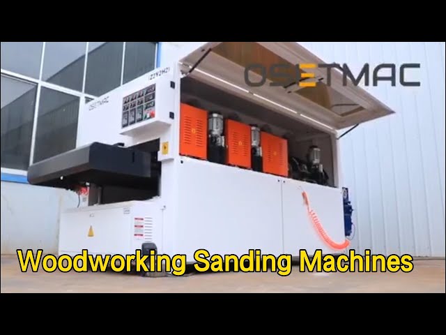 High Precision Woodworking Sanding Machines Two Side For Panel Furniture
