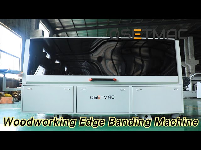 Mini Woodworking Edge Banding Machine 0.6Mpa 380V 50HZ 3PH PLC Control