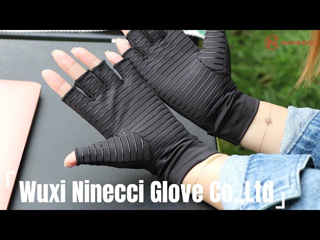 Compression Copper Working Hands Gloves Moisture Wicking Anti - Odor Multipurpose