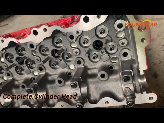 Auto Engine Complete Cylinder Head Assembly Cast Iron Standard