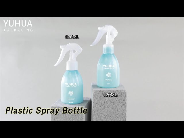 Trigger Plastic Spray Bottle 120ml 24 / 410 PET Swan Shape Blue