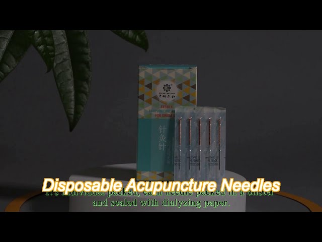 500Pcs Zhongyan Taihe Acupuncture Needles Disposable Sterile Copper Handle Acupuncture Needle With T
